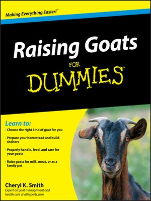 cover image of Raising Goats For Dummies